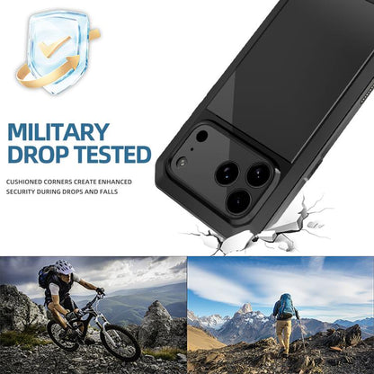 For iPhone 17 Pro RedPepper Triple-proof Metal Phone Case(Black) - iPhone 17 Pro Cases by RedPepper | Online Shopping UK | buy2fix