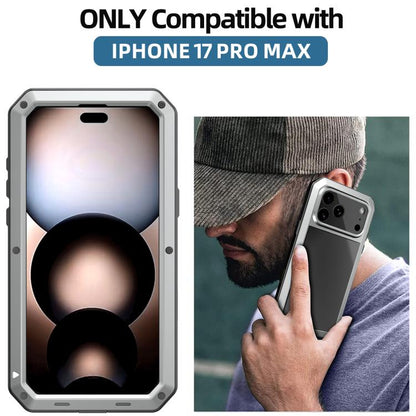 For iPhone 17 Pro RedPepper Triple-proof Metal Phone Case(Silver) - iPhone 17 Pro Cases by RedPepper | Online Shopping UK | buy2fix