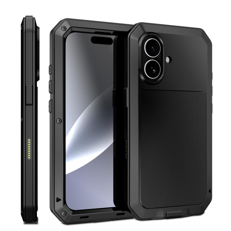 For iPhone 17 RedPepper Triple-proof Metal Phone Case(Black) - iPhone 17 Cases by RedPepper | Online Shopping UK | buy2fix
