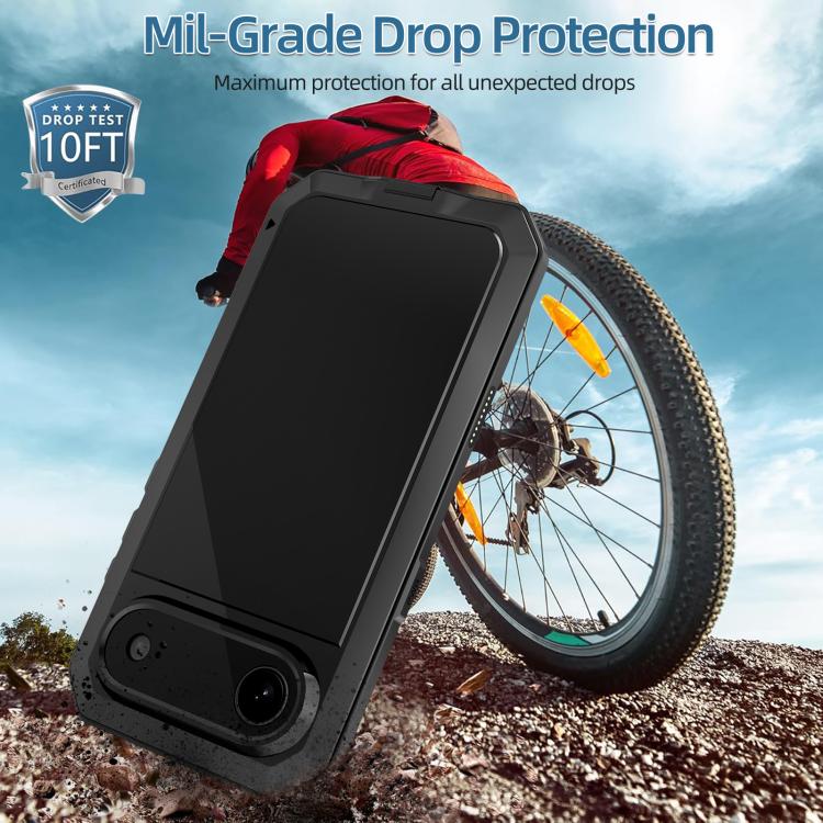 For iPhone 17 Air RedPepper Triple-proof Metal Phone Case(Black) - iPhone 17 Air Cases by RedPepper | Online Shopping UK | buy2fix