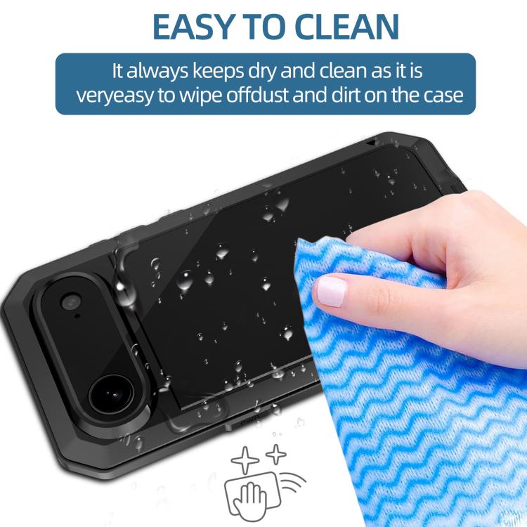 For iPhone 17 Air RedPepper Triple-proof Metal Phone Case(Black) - iPhone 17 Air Cases by RedPepper | Online Shopping UK | buy2fix