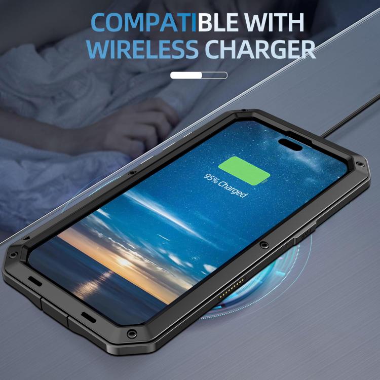 For iPhone 17 Air RedPepper Triple-proof Metal Phone Case(Black) - iPhone 17 Air Cases by RedPepper | Online Shopping UK | buy2fix