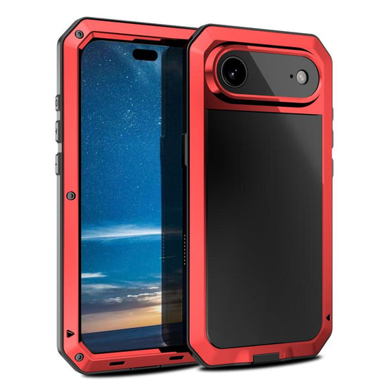 For iPhone Air RedPepper Triple-proof Metal Phone Case(Red)