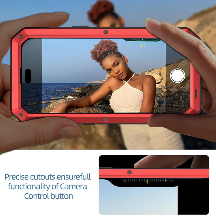 For iPhone Air RedPepper Triple-proof Metal Phone Case(Red) - iPhone Air Cases by RedPepper | Online Shopping UK | buy2fix