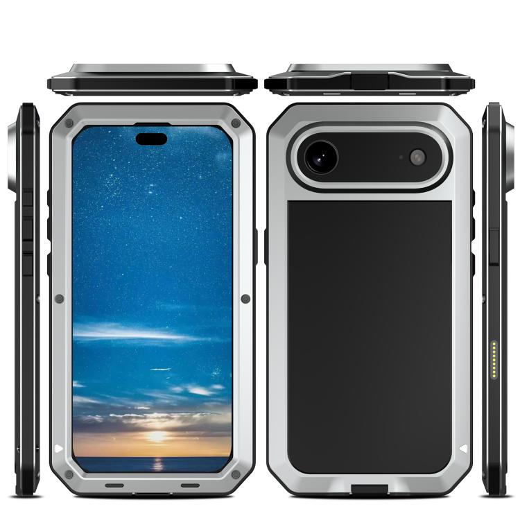 For iPhone 17 Air RedPepper Triple-proof Metal Phone Case(Silver) - iPhone 17 Air Cases by RedPepper | Online Shopping UK | buy2fix