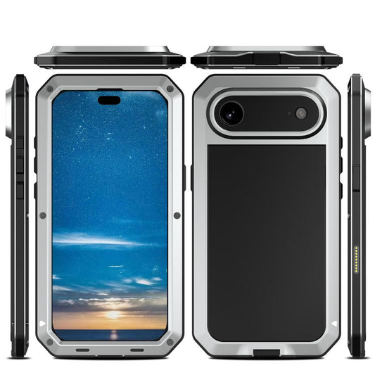 For iPhone 17 Air RedPepper Triple-proof Metal Phone Case(Silver) - iPhone 17 Air Cases by RedPepper | Online Shopping UK | buy2fix