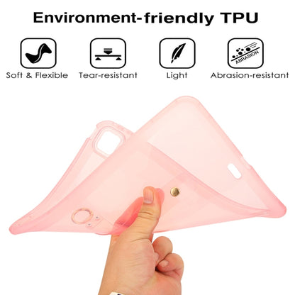For iPad Air 13 2024 / Air 13 2025 Wristband Holder PC Hybrid TPU Soft Tablet Case(Pink) - iPad Air 13 2025 / 2024 Cases by buy2fix | Online Shopping UK | buy2fix