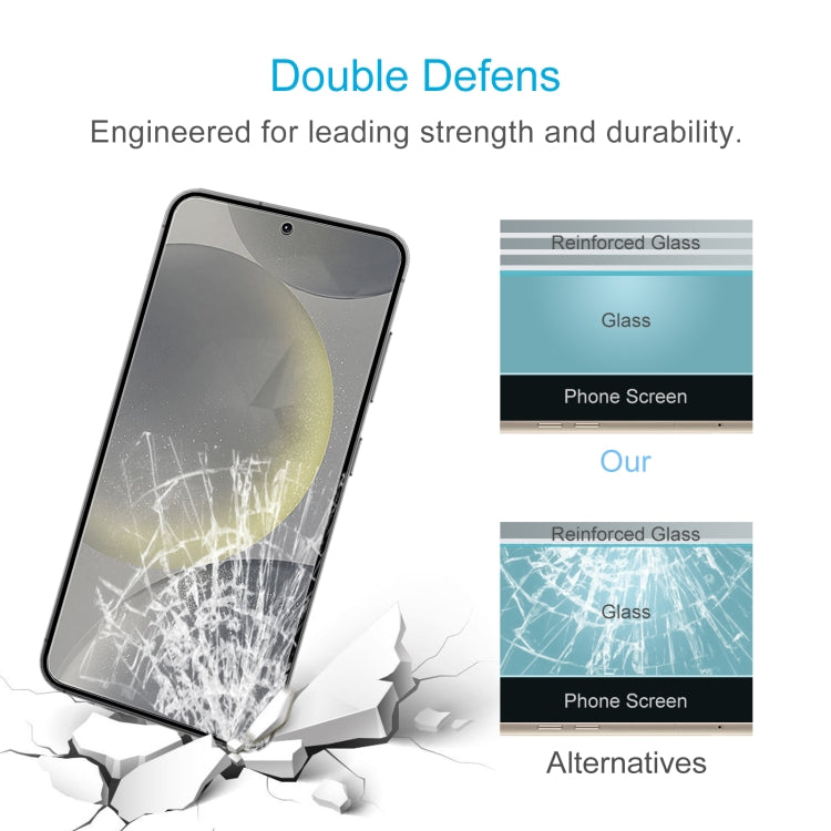 For Samsung Galaxy S25+ 5G 50pcs 0.26mm 9H 2.5D Tempered Glass Film by buy2fix
