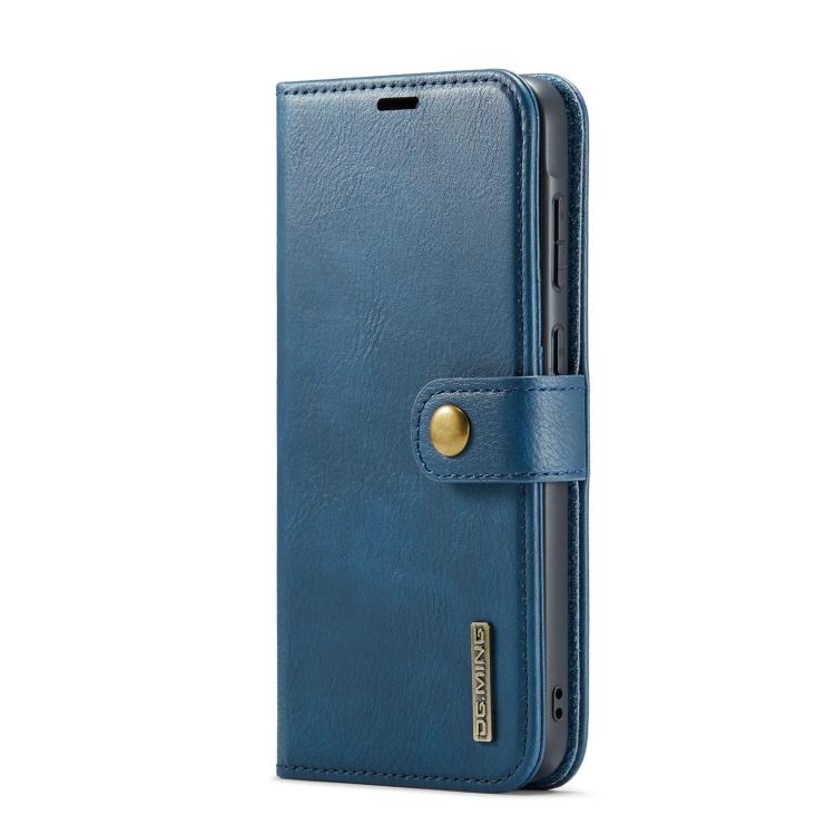 For Samsung Galaxy A56 5G DG.MING Crazy Horse Texture Detachable Magnetic Leather Case(Blue) - Galaxy Phone Cases by DG.MING | Online Shopping UK | buy2fix