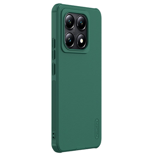 For Xiaomi 14T Pro NILLKIN Frosted Shield Pro PC + TPU Phone Case(Green) - Xiaomi Cases by NILLKIN | Online Shopping UK | buy2fix