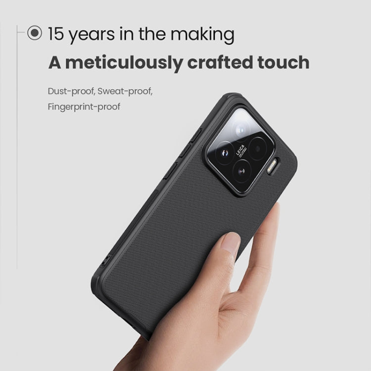 For Xiaomi 15 NILLKIN Frosted Shield Pro PC + TPU Phone Case(Black) - 15 Cases by NILLKIN | Online Shopping UK | buy2fix