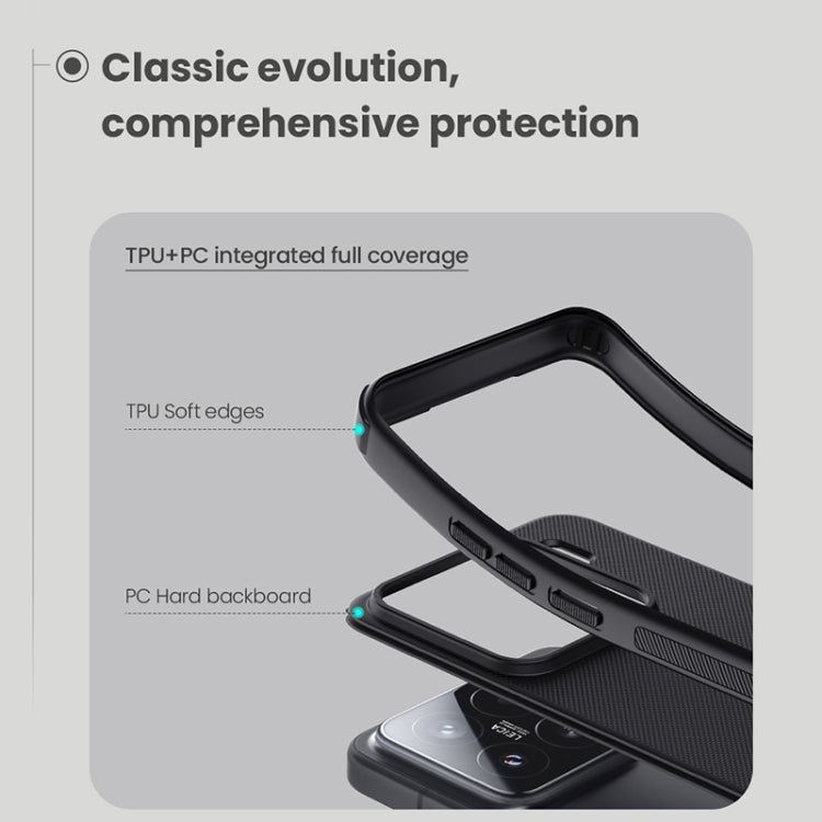 For Xiaomi 15 NILLKIN Frosted Shield Pro PC + TPU Phone Case(Black) - 15 Cases by NILLKIN | Online Shopping UK | buy2fix