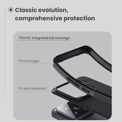 For Xiaomi 15 NILLKIN Frosted Shield Pro PC + TPU Phone Case(Black) - 15 Cases by NILLKIN | Online Shopping UK | buy2fix