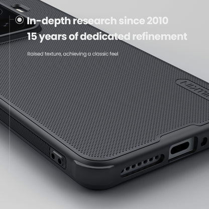 For Xiaomi 15 Pro NILLKIN Frosted Shield Pro PC + TPU Phone Case(Blue) - 15 Pro Cases by NILLKIN | Online Shopping UK | buy2fix
