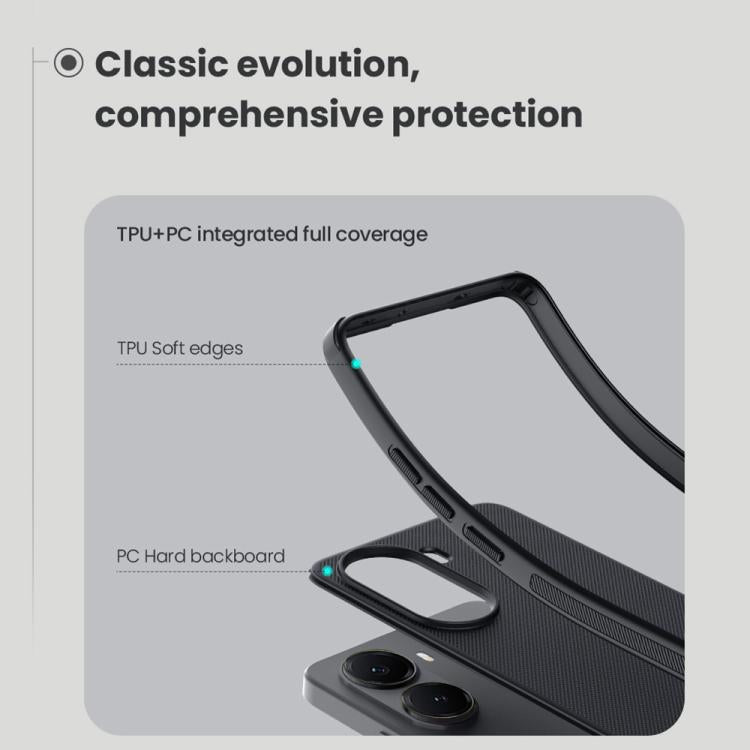 For Xiaomi Poco X7 Pro NILLKIN Frosted Shield Pro Magnetic Phone Case(Black) - Xiaomi Cases by NILLKIN | Online Shopping UK | buy2fix