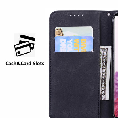 For Samsung Galaxy S25 5G Retro Skin Feel Butterflies Embossing Horizontal Flip Leather Phone Case(Black) by buy2fix