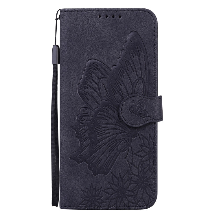 For Samsung Galaxy S25 Ultra 5G Retro Skin Feel Butterflies Embossing Horizontal Flip Leather Phone Case(Black) by buy2fix