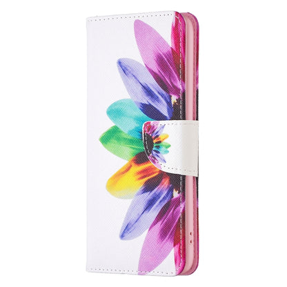 For Samsung Galaxy S25 Ultra 5G Colored Drawing Pattern Leather Phone Case(Sun Flower) by buy2fix