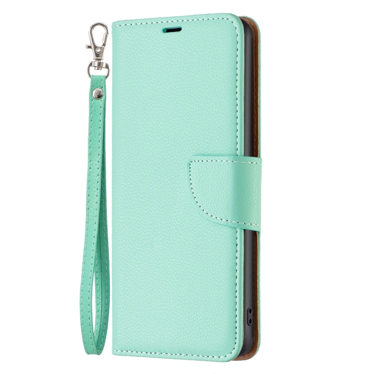 For Samsung Galaxy S25+ 5G Litchi Texture Pure Color Flip Leather Phone Case(Green) by buy2fix