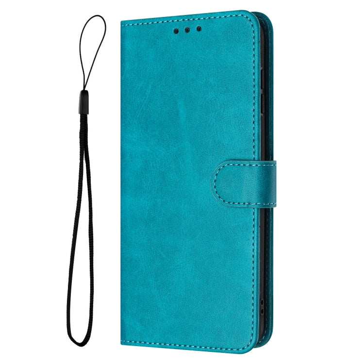 For Samsung Galaxy S25 / S24 5G Solid Calf Texture Flip Leather Phone Case(Green) by buy2fix