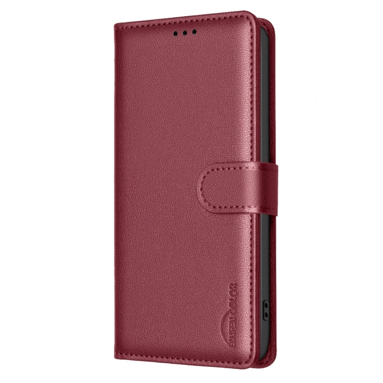 For Samsung Galaxy S25 Ultra 5G Litchi Texture RFID Anti-theft Leather Phone Case(Red) by buy2fix