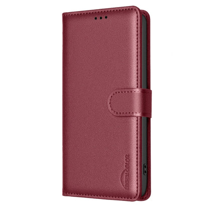 For Samsung Galaxy S25 Ultra 5G Litchi Texture RFID Anti-theft Leather Phone Case(Red) by buy2fix