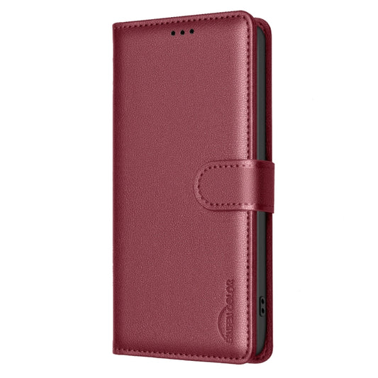 For Samsung Galaxy S25 Ultra 5G Litchi Texture RFID Anti-theft Leather Phone Case(Red) by buy2fix