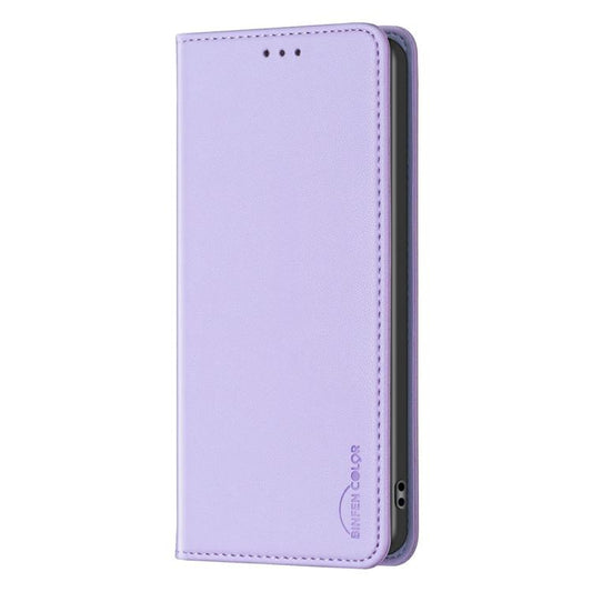 For Samsung Galaxy S25 Ultra 5G Magnetic Leather Phone Case(Purple) by buy2fix
