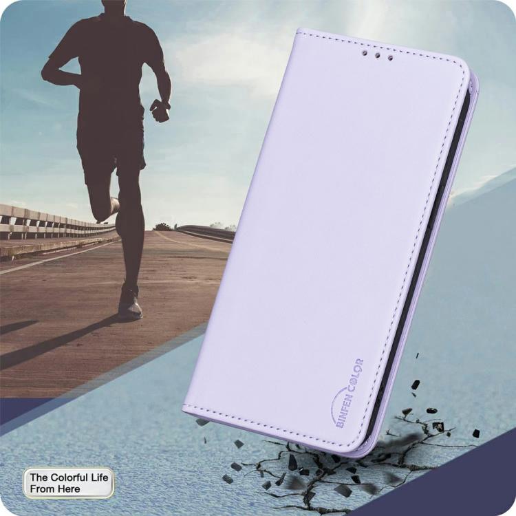 For Samsung Galaxy S25 Ultra 5G Magnetic Leather Phone Case(Purple) by buy2fix