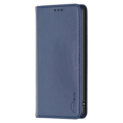 For Samsung Galaxy S25 Ultra 5G Magnetic Leather Phone Case(Blue) by buy2fix