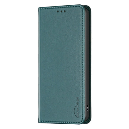 For Samsung Galaxy S25 Ultra 5G Magnetic Leather Phone Case(Green) by buy2fix