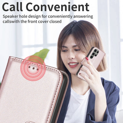 For Samsung Galaxy S25 Ultra 5G Magnetic Buckle Leather Phone Case(Gold) by buy2fix