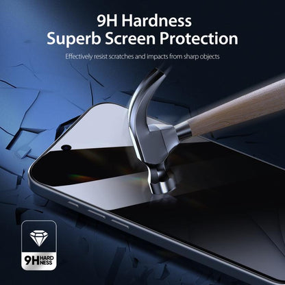 For iPhone 16e 5pcs DUX DUCIS 0.33mm 9H High Aluminum Anti-spy HD Tempered Glass Film - iPhone 16e Tempered Glass by DUX DUCIS | Online Shopping UK | buy2fix