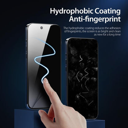 For iPhone 16e 5pcs DUX DUCIS 0.33mm 9H High Aluminum Anti-spy HD Tempered Glass Film - iPhone 16e Tempered Glass by DUX DUCIS | Online Shopping UK | buy2fix