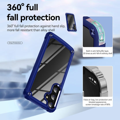 For Samsung Galaxy S25+ 5G TPU + PC Lens Protection Phone Case(Blue) by buy2fix