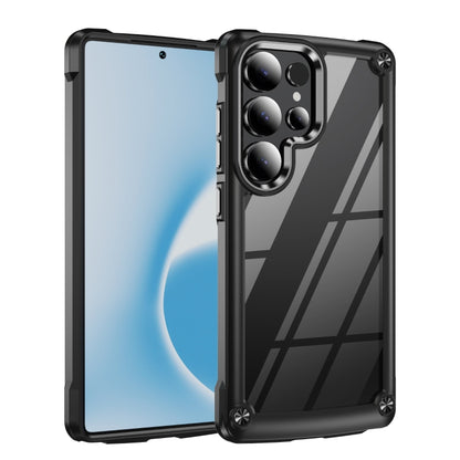 For Samsung Galaxy S25 Ultra 5G TPU + PC Lens Protection Phone Case(Black) by buy2fix
