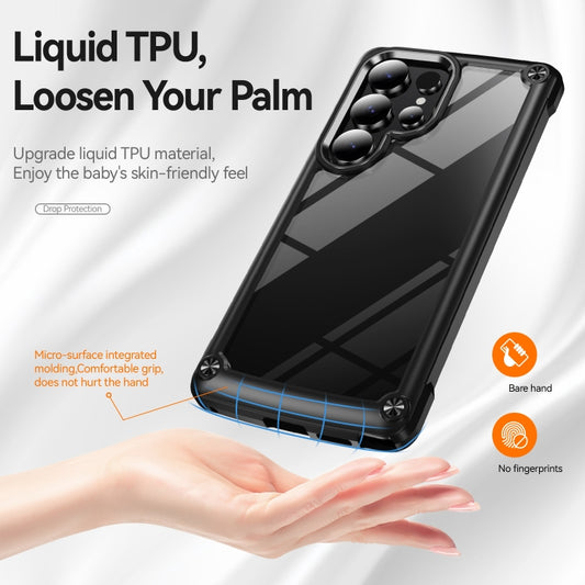 For Samsung Galaxy S25 Ultra 5G TPU + PC Lens Protection Phone Case(Black) by buy2fix