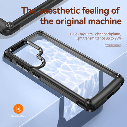 For Samsung Galaxy S25 Ultra 5G TPU + PC Lens Protection Phone Case(Black) by buy2fix