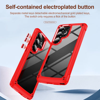 For Samsung Galaxy S25 Ultra 5G TPU + PC Lens Protection Phone Case(Red) by buy2fix