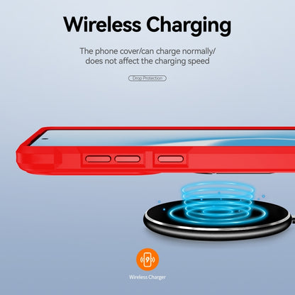 For Samsung Galaxy S25 Ultra 5G TPU + PC Lens Protection Phone Case(Red) by buy2fix