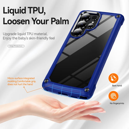 For Samsung Galaxy S25 Ultra 5G TPU + PC Lens Protection Phone Case(Blue) by buy2fix