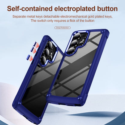 For Samsung Galaxy S25 Ultra 5G TPU + PC Lens Protection Phone Case(Blue) by buy2fix