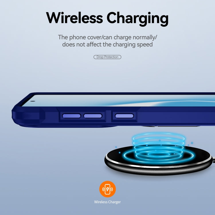 For Samsung Galaxy S25 Ultra 5G TPU + PC Lens Protection Phone Case(Blue) by buy2fix