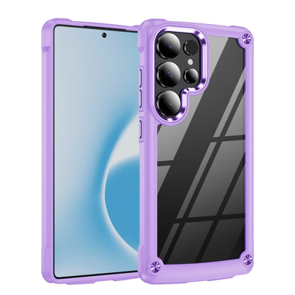 For Samsung Galaxy S25 Ultra 5G TPU + PC Lens Protection Phone Case(Purple) by buy2fix