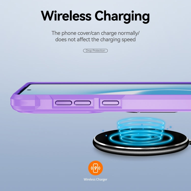 For Samsung Galaxy S25 Ultra 5G TPU + PC Lens Protection Phone Case(Purple) by buy2fix