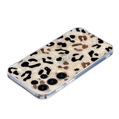 For Samsung Galaxy S25 Ultra 5G Colorful Painting Pattern TPU Phone Case(Leopard) by buy2fix