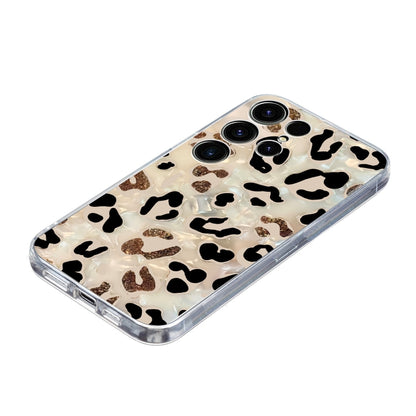For Samsung Galaxy S25 Ultra 5G Colorful Painting Pattern TPU Phone Case(Leopard) by buy2fix