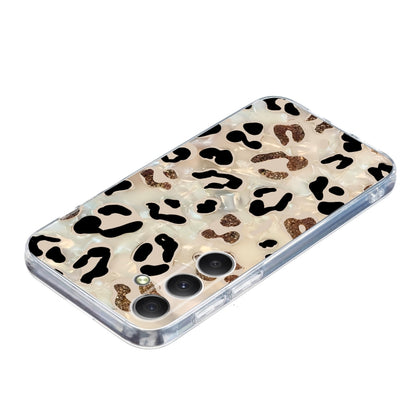 For Samsung Galaxy S25+ 5G Colorful Painting Pattern TPU Phone Case(Leopard) by buy2fix