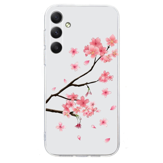 For Samsung Galaxy S25+ 5G Colorful Painting Pattern TPU Phone Case(Plum Blossom) by buy2fix
