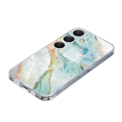 For Samsung Galaxy S25 FE 5G Colorful Painting Pattern TPU Phone Case(Marble) by buy2fix
